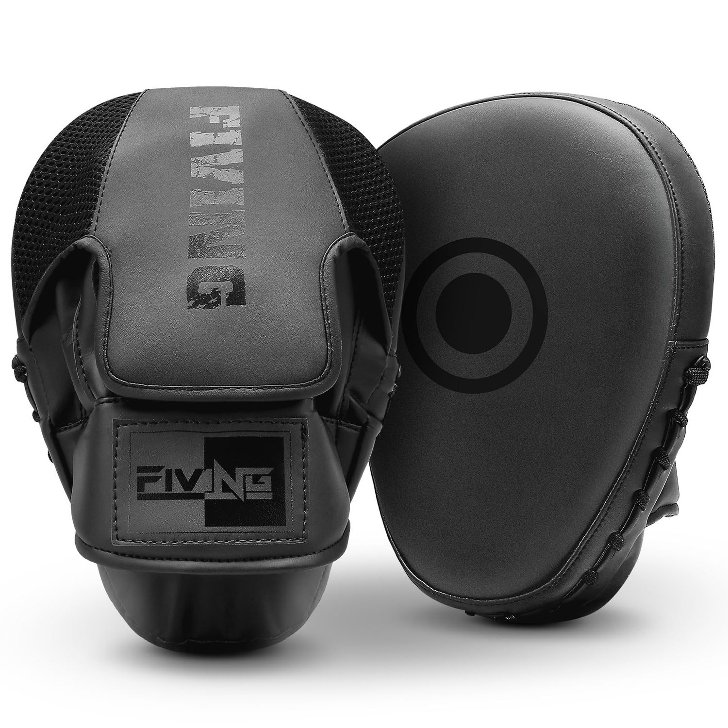 Boxing Pads for Men, Women, &amp; Kids, Leather Focus Mitts for Martial Arts, Boxing Training, Curved Punch Mitts for Karate, Kickboxing,Muay Thai, Taekwondo