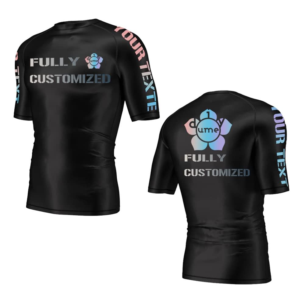 Men's Fully Customized Rashguard Performance Compression Jersey Shirt for Sport Fightwear