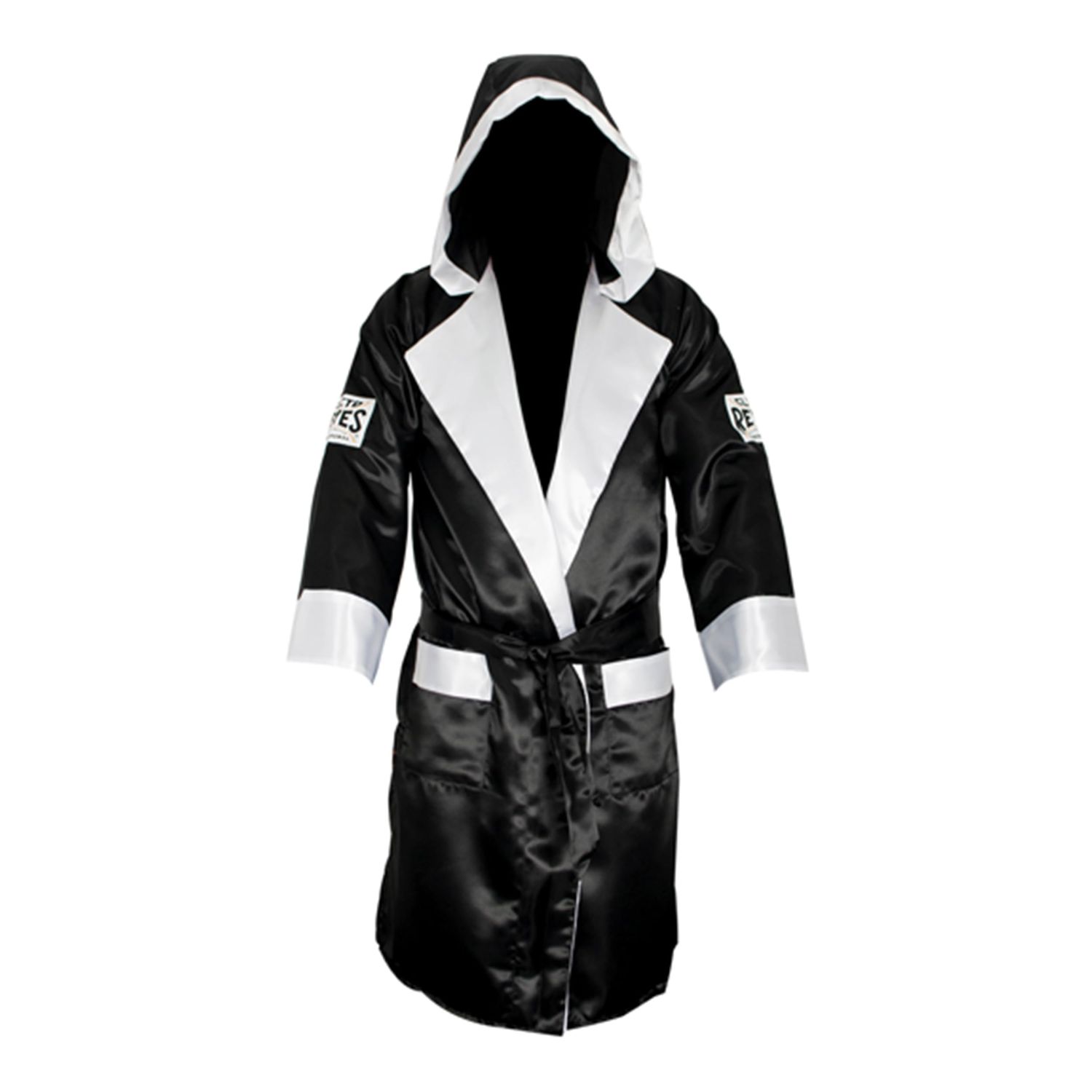 CLETO REYES Satin Boxing Robe with Hood for Men and Women, Adult Unisex Competition Uniform Apparel Clothes