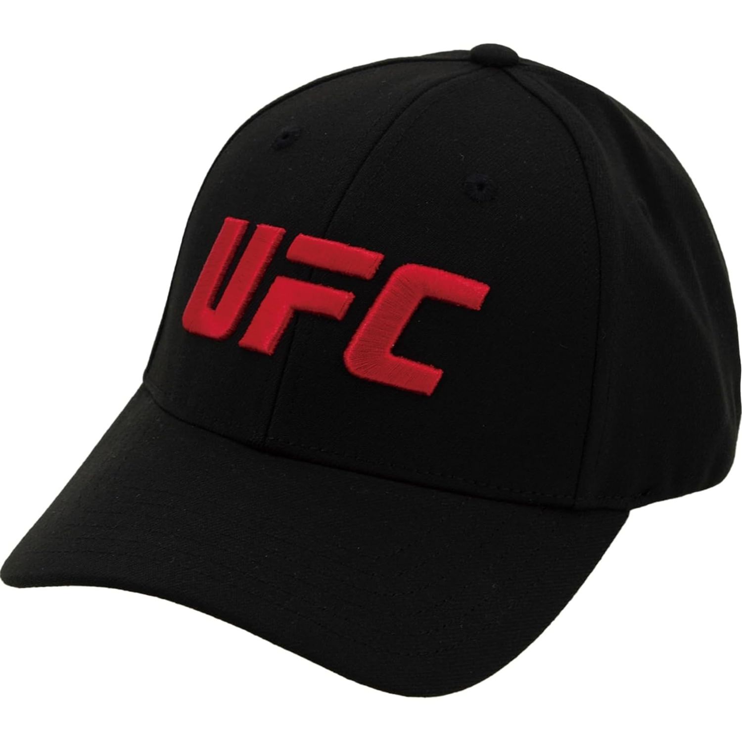 Concept One Unisex-Adult UFC Baseball Hat, 6 Panel Adult Flex Fit Active Sport Cap with Curved Brim
