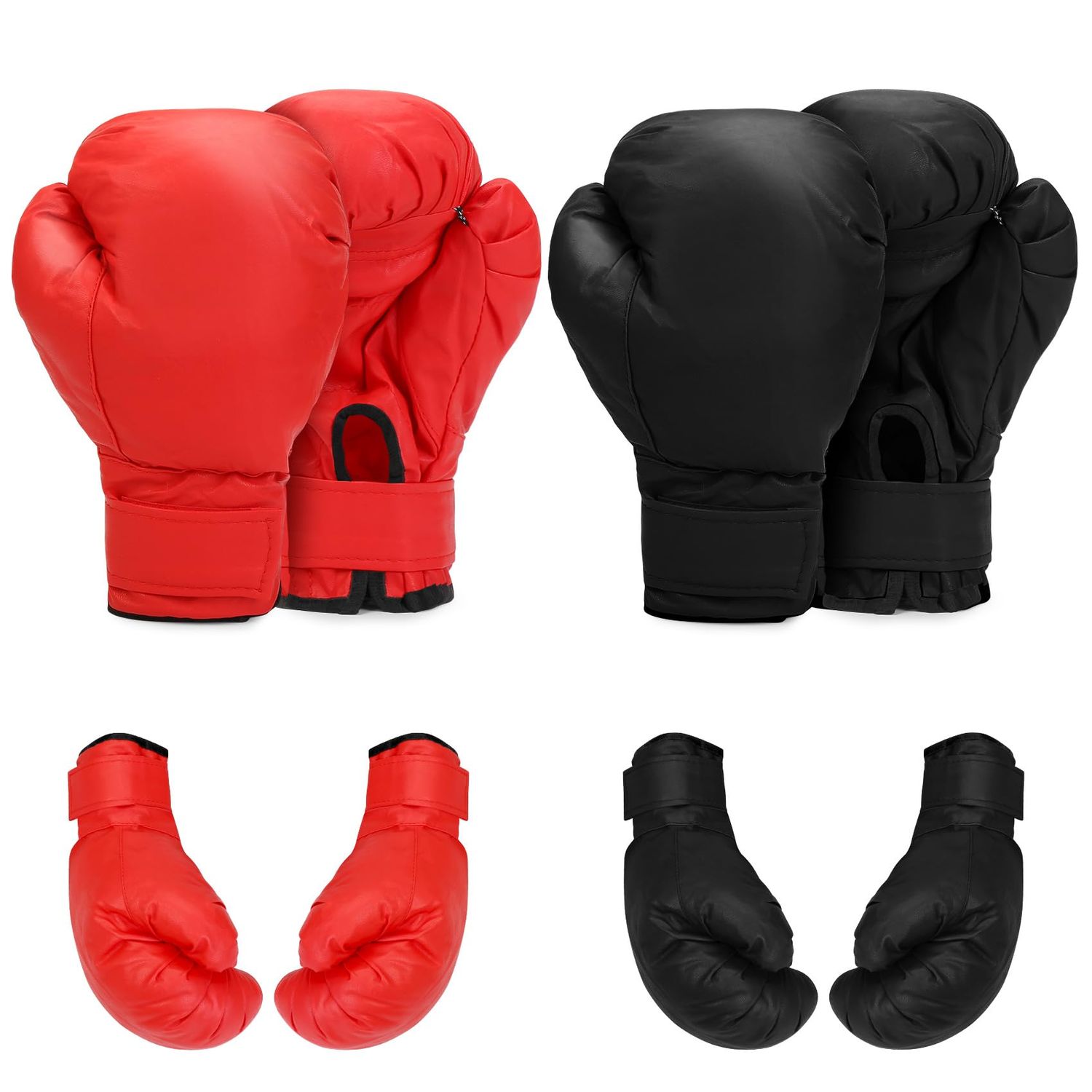 2 Pairs Boxing Gloves for Beginners &amp; Kids, Boxing Training Gloves Suitable for Men &amp; Women, Lightweight Shockproof Gloves for Training &amp; Practice