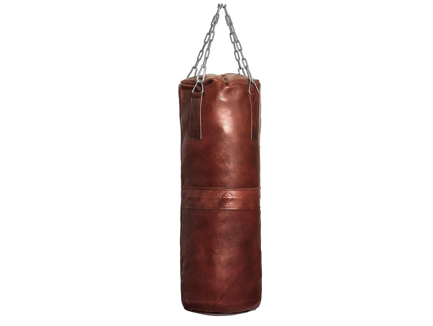 Modest Vintage Player Retro Heritage Brown Leather Heavy Punching Bag (UN-Filled)