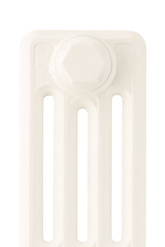 Edwardian Aluminium Cast  Radiators 26 Colours  Bespoke 14 - 21 days, Size: 4 column 450mm tall x 728mm wide Heat output 2247 BTU, Finish: Ral 9016 White Ral 9016
