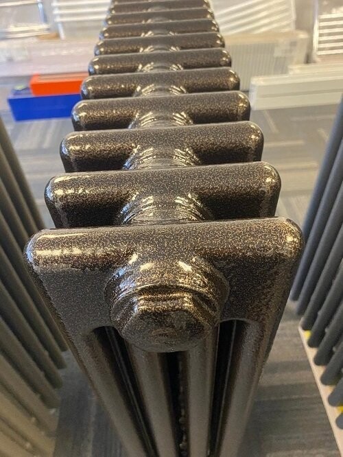 Hammered Bronze Column Radiators. Huge choice of sizes. Made in Germany by Zehnder Outstanding Quality. Save 45% on RRP. Bespoke Product