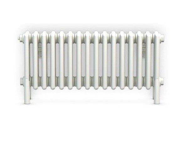 Bisque Classic 4 column Column Radiator  375H X 762W Pure White with Feet Sale Price