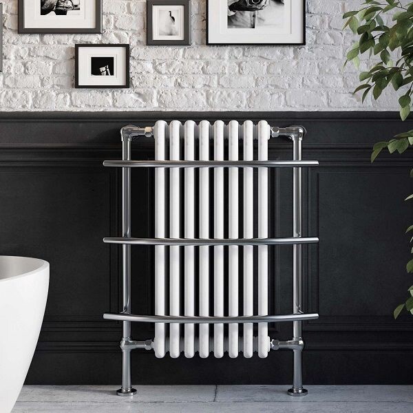 DDR 8 column period towel radiator 1000H X 635W DDR 8 column period towel radiator 1000H X 635W