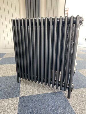 Bisque Classic 4 Column Radiator 825H X 762W Anthracite with Feet Sale Price