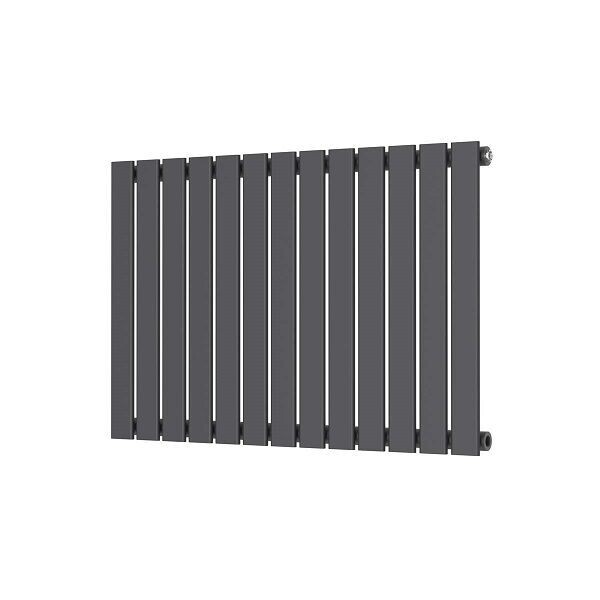 Bravo Flat Panel Designer Radiator 600H X 886W Single Panel.  White - Anthracite