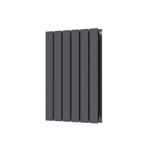 Bravo Flat Panel Designer Radiator 600H X 410W Double Panel White-Anthracite