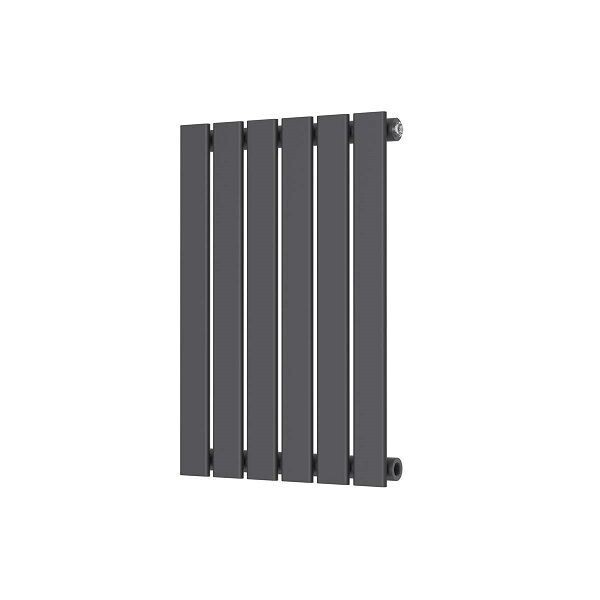 Bravo Flat Panel Designer Radiator 600H X 410W Single Panel White-Anthracite