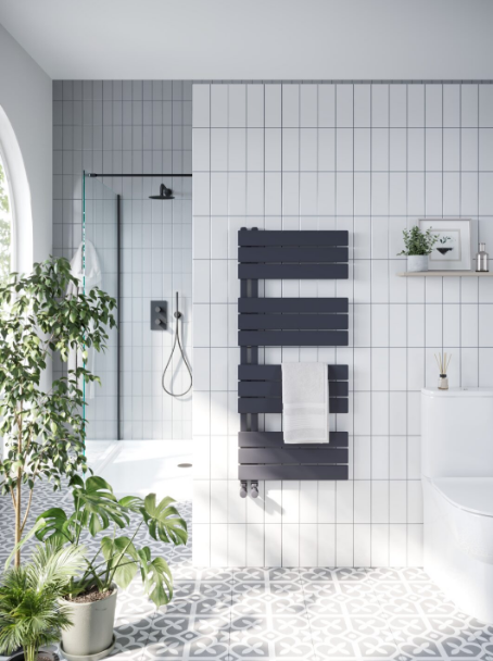 Thames Towel Warmer 1150 x 500 Anthracite or White