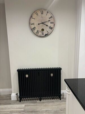 Cast Iron Black Fine Texture Column Radiators. Made in Germany by Zehnder. Ultimate quality. Huge Choice of Sizes. Massive Savings of up to 60% Bespoke