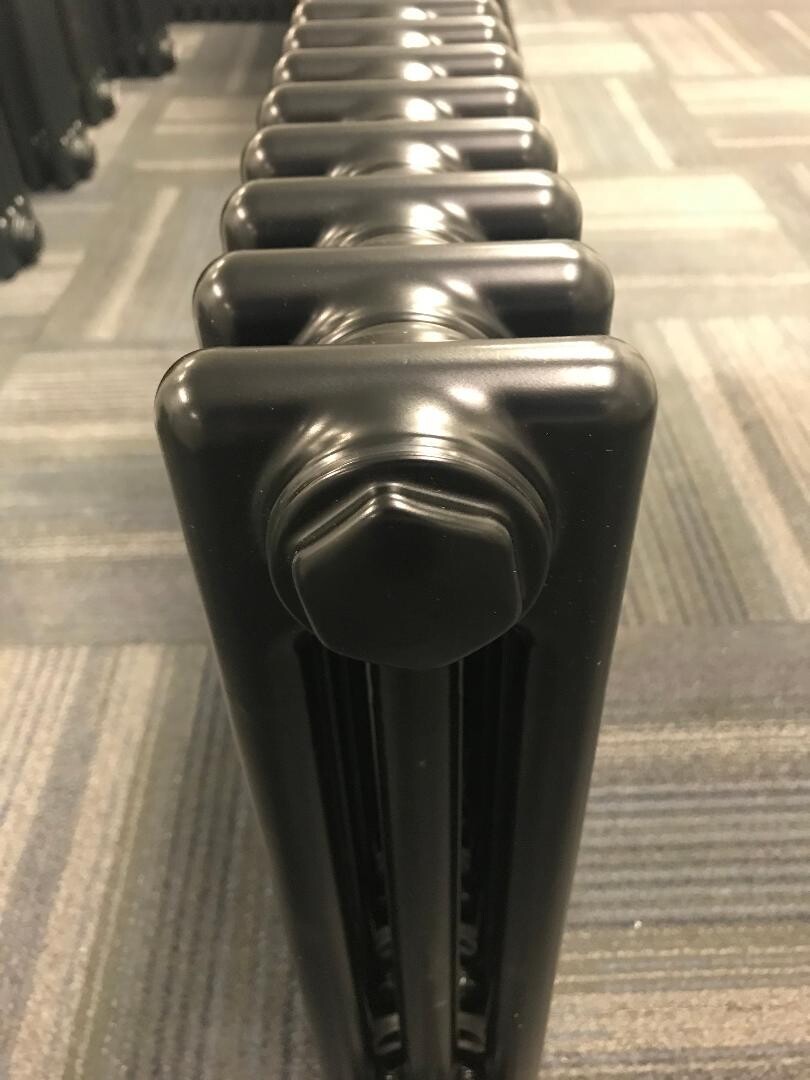 Matt Black Column Radiators. Made in Germany. Ultimate quality. Huge Choice of Sizes. Savings of 45% Bespoke