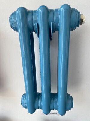 Pastel Blue Column Radiators. Made in Germany by Zehnder. Huge Choice of Sizes. Massive Savings of 45%. Bespoke