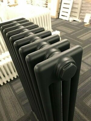 Anthracite Matt Fine Textured Column Radiators. Made in Germany by Zehnder. Huge Choice of Sizes. Massive Savings of 45% Bespoke