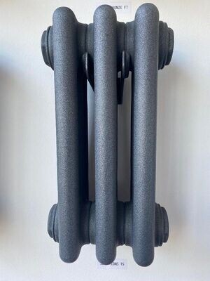 Sensations 15 Matt Grey Textured Column Radiators. Made in Germany.Huge Choice of Sizes. Savings of 45% Bespoke