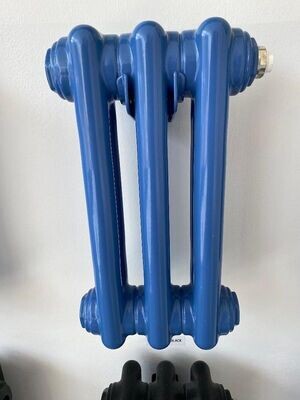 Distant Blue Column Radiators. Made in Germany by Zehnder. Huge Choice of Sizes. Massive Savings of 45% Bespoke