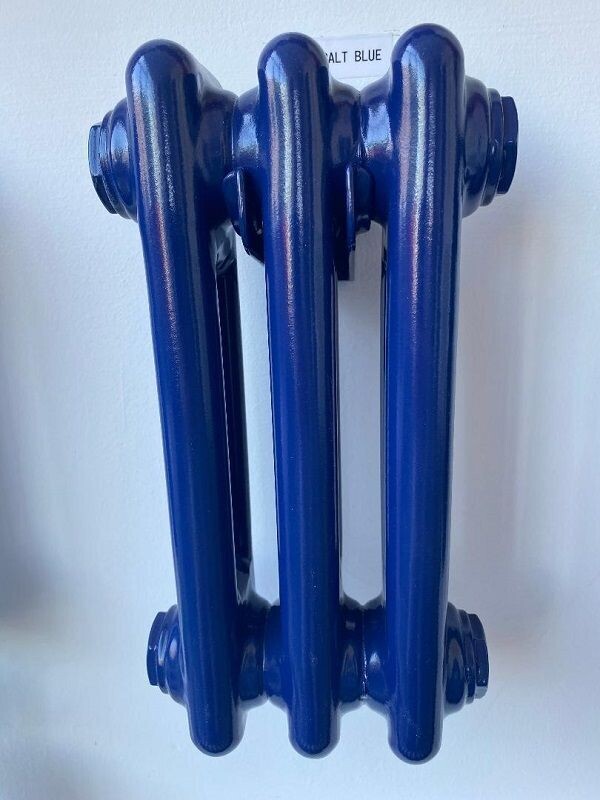 Cobalt Dark Blue Column Radiators. Made in Germany by Zehnder.  Huge Choice of Sizes. Massive Savings of 45% Bespoke