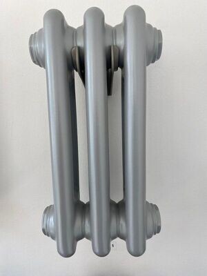 Soprano Silver Grey Column Radiators. Made in Germany. Huge Choice of Sizes. Savings of 45% Bespoke