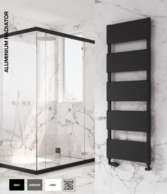 Reina Vivaro Aluminium  Towel Warmer Textured Matt White 
Save 38%
