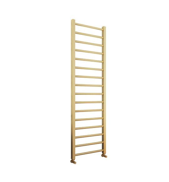 Vibe Brushed Brass Towel Warmer 1600H X 500W