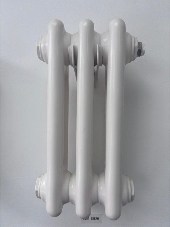 Cream Ral 9001  Column Radiators. Made in Germany. Ultimate quality. Huge Choice of Sizes. Save 45% + Bespoke