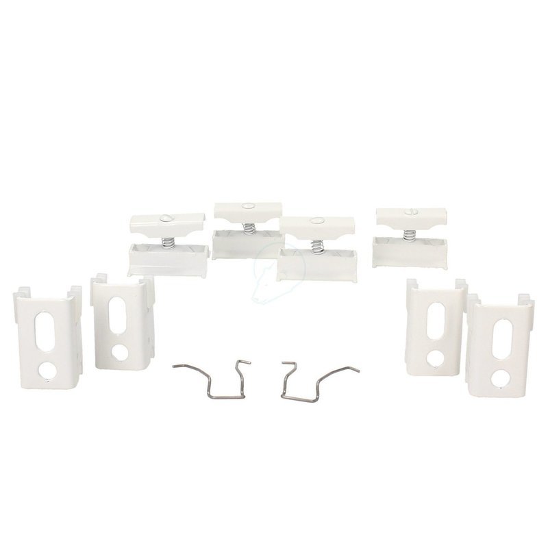 White column Radiator Fixing Brackets