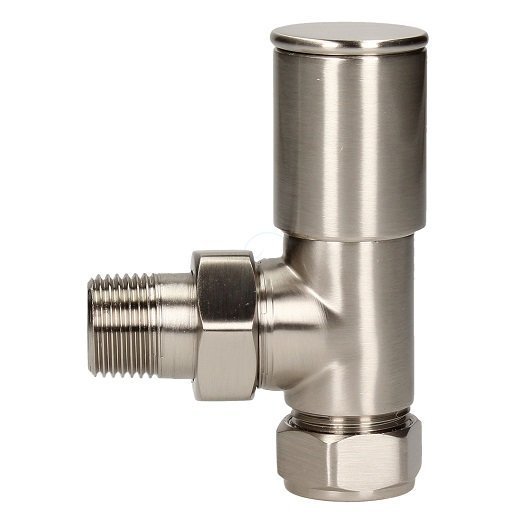 Designer Manual Radiator and Towel Warmer  Valves, Angled or Straight 6 Colours