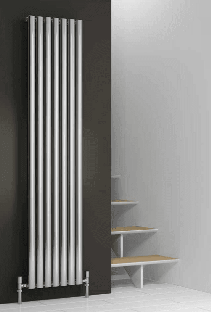 Neva Chrome Vertical Radiator Single Save 30%