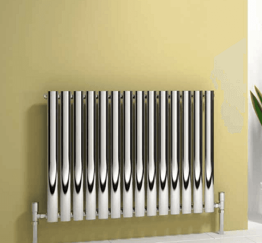 Neva Chrome Horizontal Radiator Single Save 35%