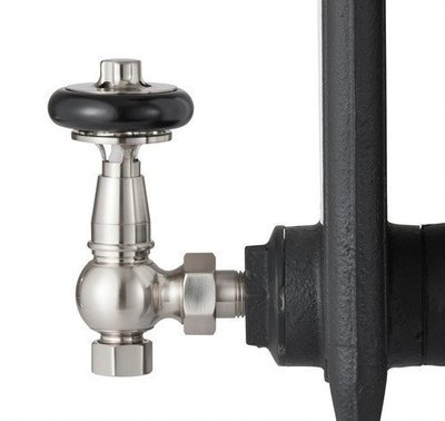 Cambridge Traditional Angled TRV Valve Sets 6 Colour options (for pipes out of the floor)
