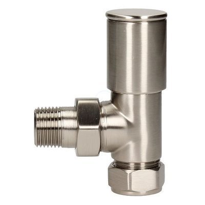 Designer Manual Radiator and Towel Warmer  Valves, Angled or Straight 6 Colours
