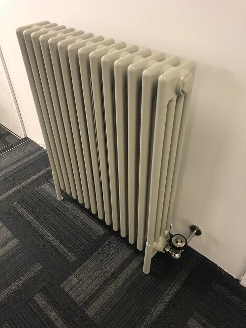 Satin Silk Grey Column Radiators. Made in Germany. Ultimate quality. Huge Choice of Sizes. Savings of 45%. Bespoke