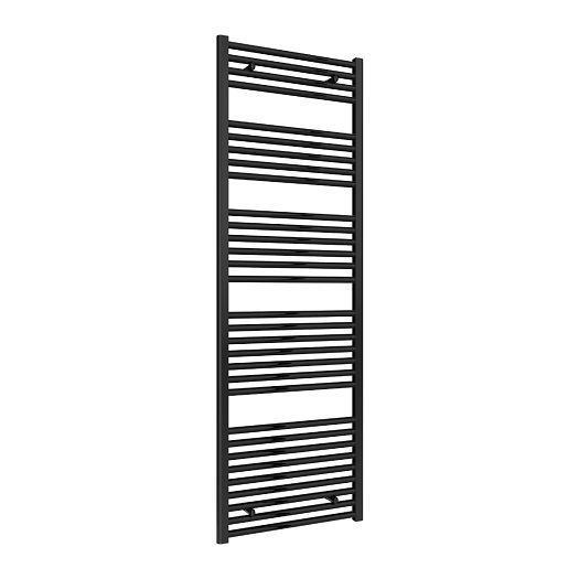 Diva Flat towel warmer 1800 x 600 BTU 3347 @ T50 Black & Anthracite