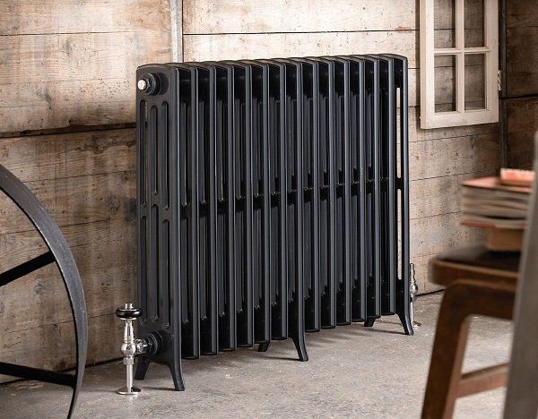 Arroll Edwardian 4 column Matt Black 760H X 1234W Bespoke