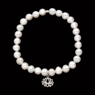 Lótusz karkötő- édesvízi igazgyöngy