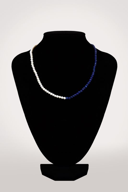 Galina-lápisz lazuli - édesvízi igazgyöngy Galina-lápisz lazuli - édesvízi igazgyöngy