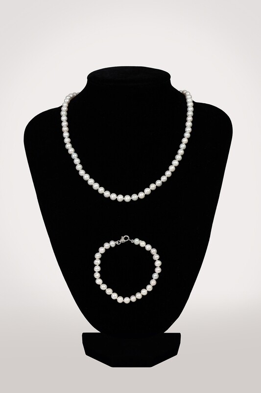 Ízisz ékszer szett - édesvízi igazgyöngy