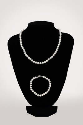 Ízisz ékszer szett - édesvízi igazgyöngy