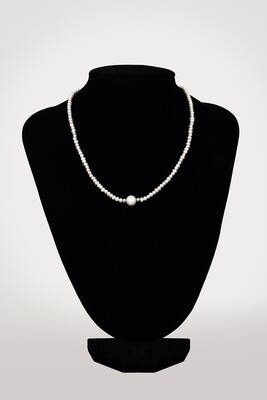 Meredisz nyaklánc- édesvízi igazgyöngy