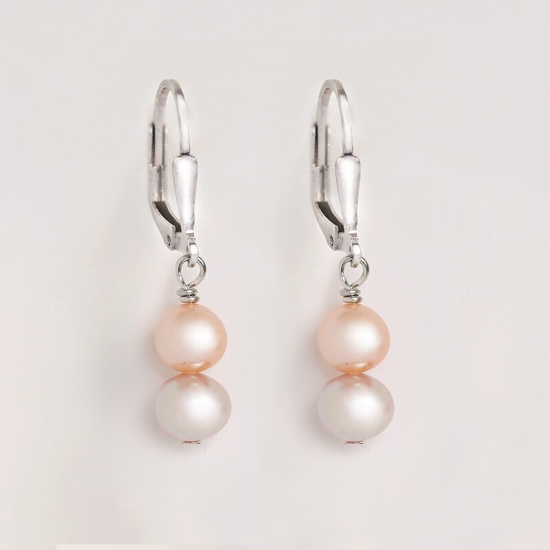 Dupla multi fülbevaló - édesvízi igazgyöngy Dupla multi fülbevaló - édesvízi igazgyöngy