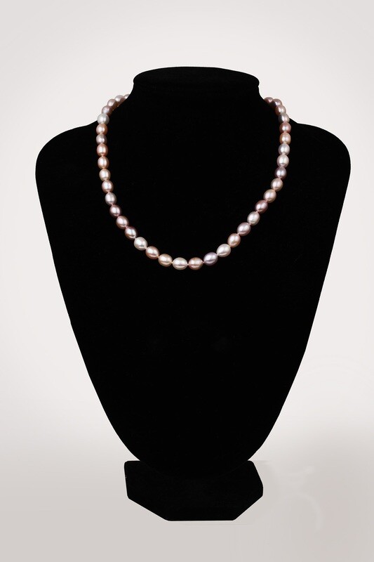 Rizszszem multi - édesvízi igazgyöngy nyaklánc