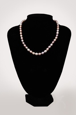 Rizszszem multi - édesvízi igazgyöngy nyaklánc