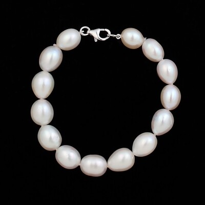 Csepp alakú  - édesvízi igazgyöngy karkötő