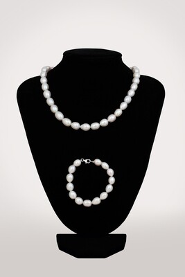 Csepp alakú  - édesvízi igazgyöngy ékszer szett