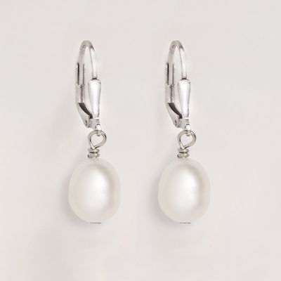 Csepp alakú - édesvízi igazgyöngy fülbevaló Csepp alakú - édesvízi igazgyöngy fülbevaló