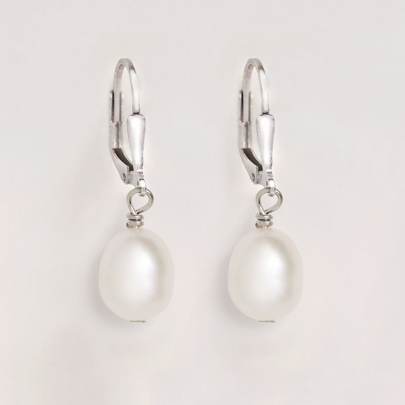 Csepp alakú - édesvízi igazgyöngy fülbevaló Csepp alakú - édesvízi igazgyöngy fülbevaló