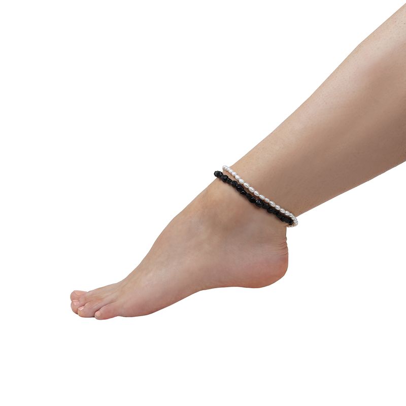 Fekete obszidián bokalánc