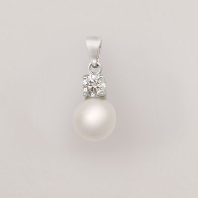 Emma medál - ezüst foglalatban