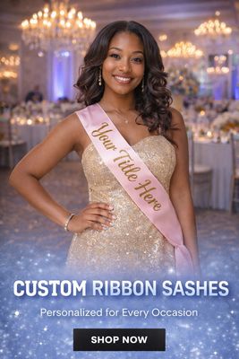 CUSTOM RIBBON SASHES